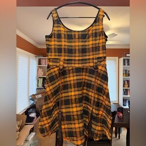 KILLSTAR X AVRIL LAVIGNE • GOTH ALT WITCHY • HEARTACHE SKATER DRESS • SIZE XL